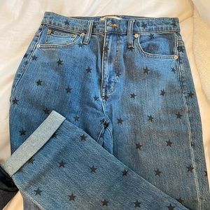 Madewell Star Straight leg Jeans